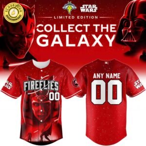 Columbia Fireflies x Star Wars Baseball Jersey 2025 Ahsoka Tano