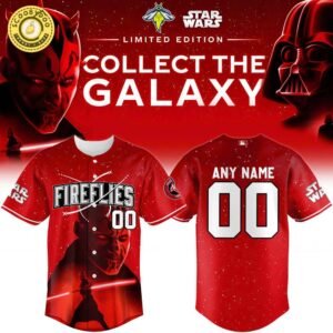 Columbia Fireflies x Star Wars Baseball Jersey 2025 Darth Maul