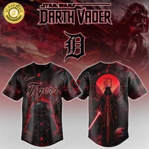 Detroit Tigers x Darth Vader Star Wars Limited Edition Baseball Jersey