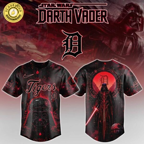 Detroit Tigers x Darth Vader Star Wars Limited Edition Baseball Jersey