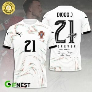 “Diogo Jota Tribute Jersey – Portugal #21 Forever Shirt 1996–2025 Memorabilia