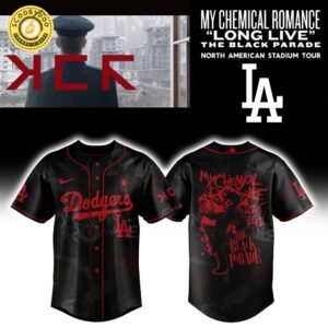 Dodgers x Long Live The Black Parade Baseball Jersey