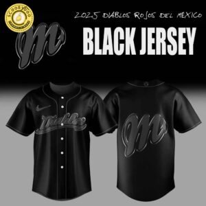 Edición limitada Diablos Rojos del México De vuelta en Jersey Negro