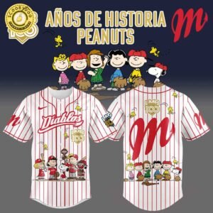 Edición limitada Diablos Rojos del México x 100 Años De Historia Peanuts Jersey