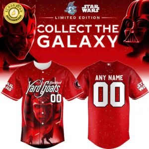 Hartford Yard Goats x Star Wars Baseball Jersey 2025 Ahsoka Tano