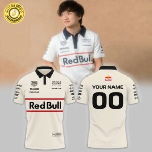Heritage Replica RedBull F1 White Polo