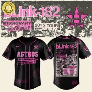 Houston Astros x Blink-182 Missionary Impossible Tour 2025 Jersey
