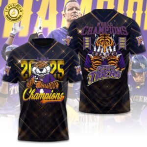 “LSU Tigers 2025 Champions T-Shirt – Geaux Tigers National Championship Shirt