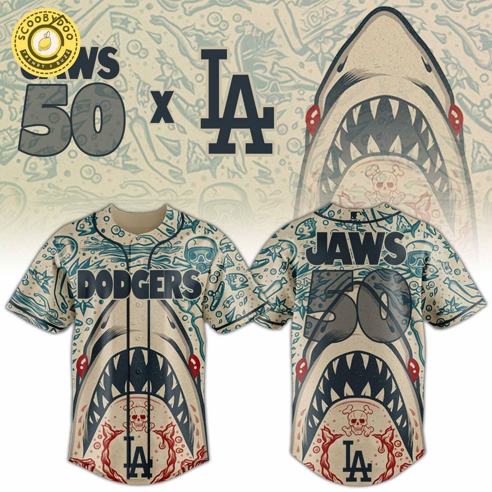 MLB LA Dodgers x JAWS50 Jersey Editions Limited 2025 MLB LA Dodgers x JAWS50 Jersey Editions Limited 2025