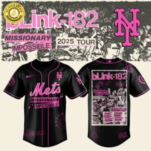 NY Mets x Blink-182 Missionary Impossible Tour 2025 Jersey