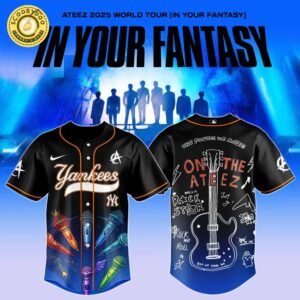 NY Yankees x ATEEZ 2025 World Tour Jersey Limited Edition 2025