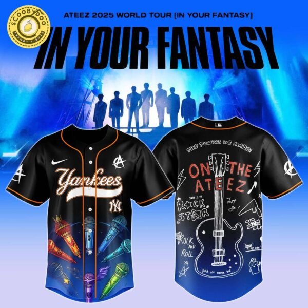 NY Yankees x ATEEZ 2025 World Tour Jersey Limited Edition 2025