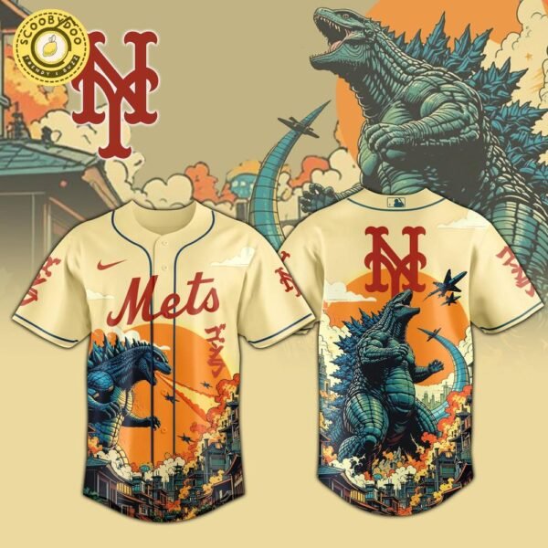 New York Mets Special Godzilla Limited Edition Jersey
