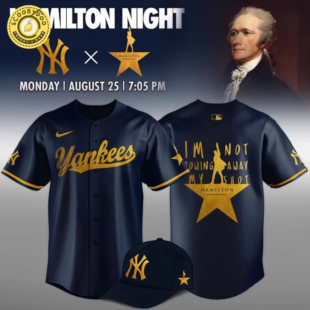New York Yankees MLB x Hamilton Night 2025 Limited Edition Jersey New York Yankees MLB x Hamilton Night 2025 Limited Edition Jersey
