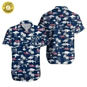 New York Yankees Special Design For Summer 3D Hawaiian Shirt