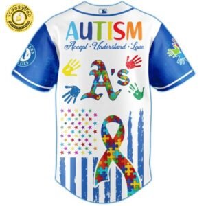 Oakland Athletics × Special Autism Awareness Month Limited Edition Jersey