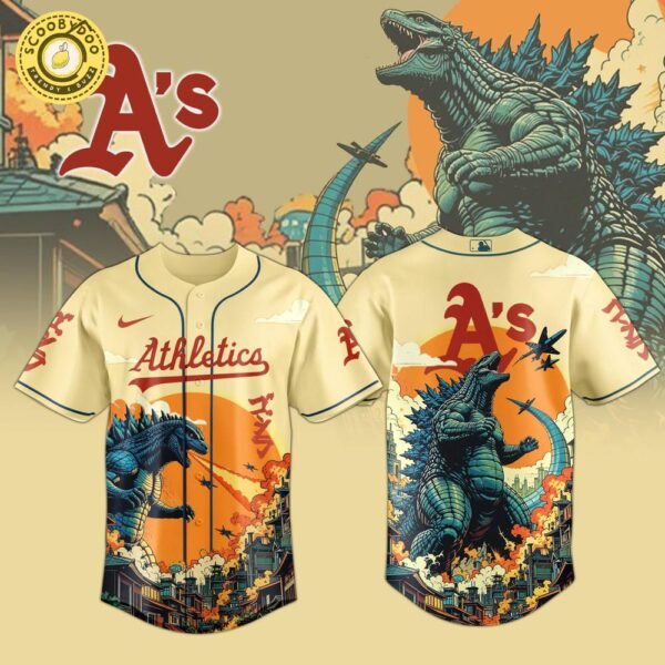 Oakland Athletics Special Godzilla Limited Edition Jersey