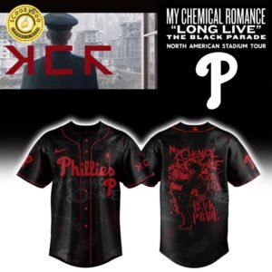 Phillies x Long Live The Black Parade Baseball Jersey Combo