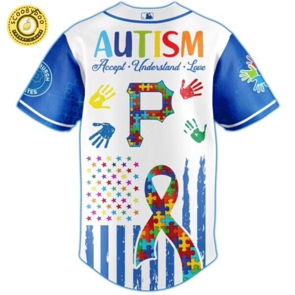 Pittsburgh Pirates × Special Autism Awareness Month Limited Edition Jersey