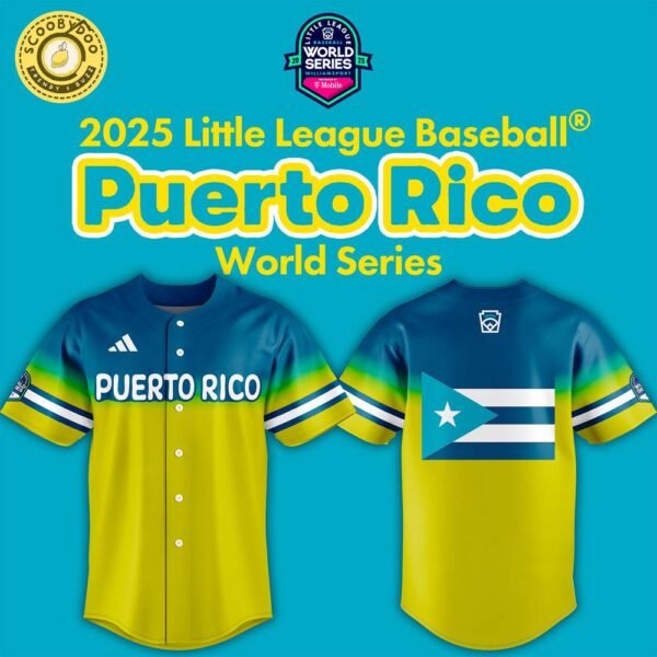 Puerto Rico 2025 Little League Baseball World Series Replica Jersey