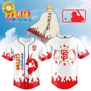 SF Giants Fire Shadow Spirit Jersey White Flame Edition