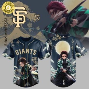 SF Giants x Wave Breathing Demon Slayer Baseball Jersey