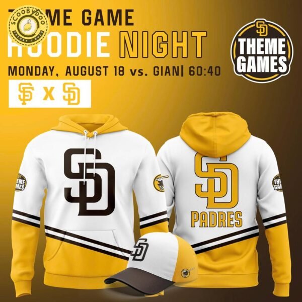 San Diego Padres Hockey Night Limited Edition Hoodie 2025