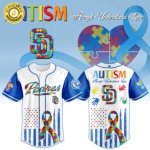 San Diego Padres × Special Autism Awareness Month Limited Edition Jersey