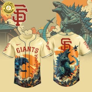 San Francisco Giants Special Godzilla Limited Edition Jersey