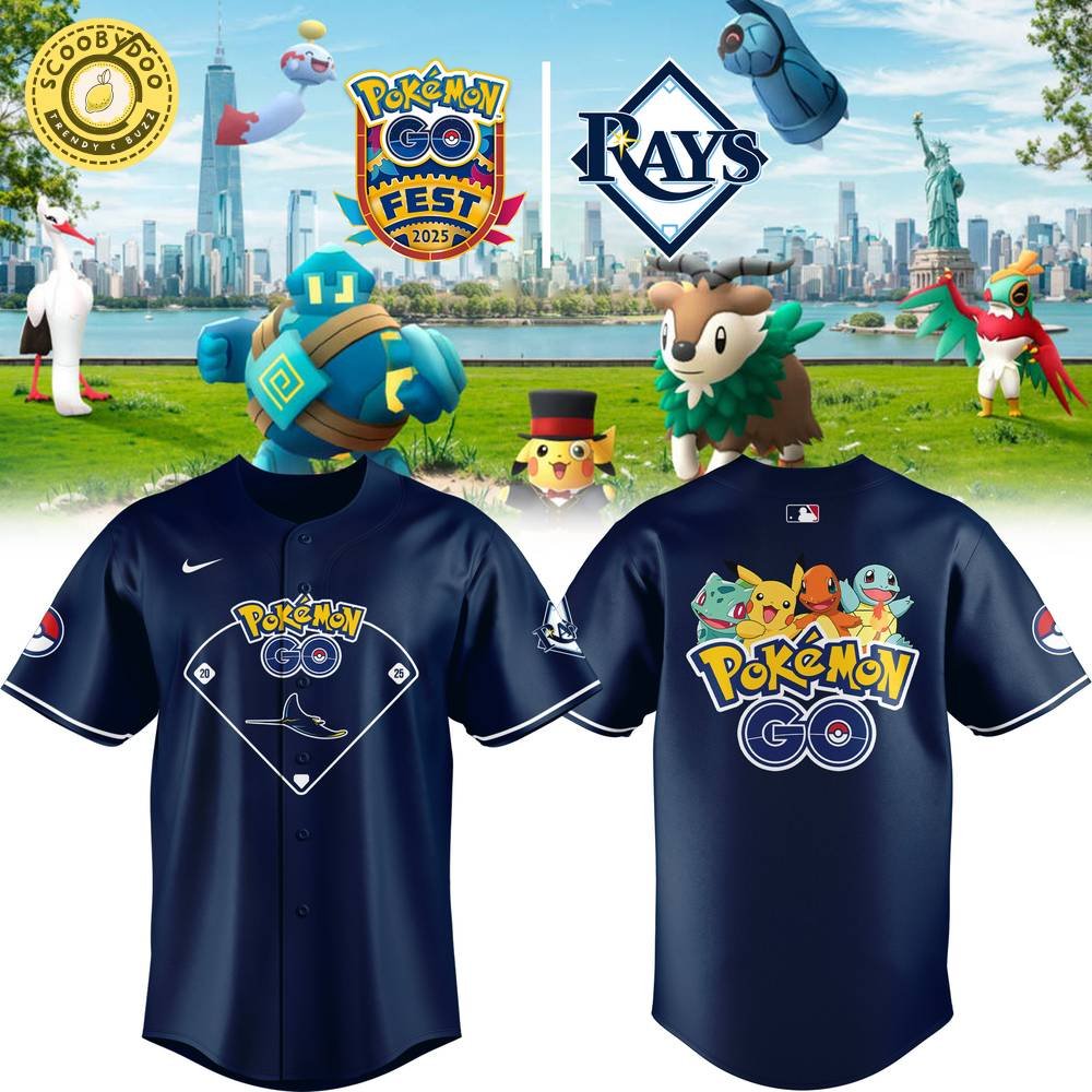 Special Bay Rays x Pokémon GO Jersey Special Bay Rays x Pokémon GO Jersey