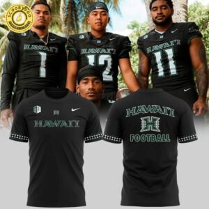 Special New Uniforms Hawaii Football Tshirt