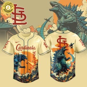 St. Louis Cardinals Special Godzilla Limited Edition Jersey
