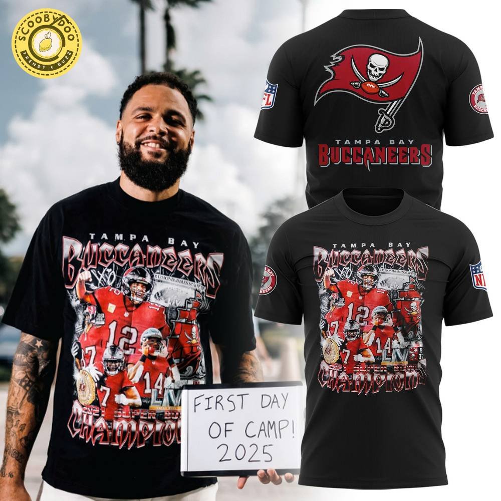 Tampa Bay Buccaneers Champions 2021 Super Bowl T-Shirt 2025 Tampa Bay Buccaneers Champions 2021 Super Bowl T-Shirt 2025