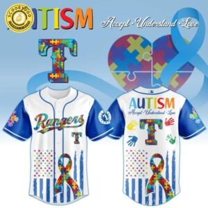 Texas Rangers × Special Autism Awareness Month Limited Edition Jersey