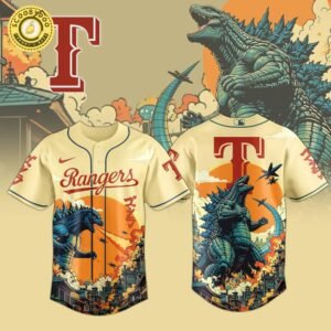 Texas Rangers Special Godzilla Limited Edition Jersey