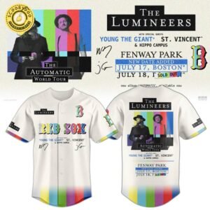 The Lumineers x Red Sox Jersey Editions Limited