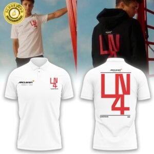 Unisex Lando Norris Silverstone White Polo