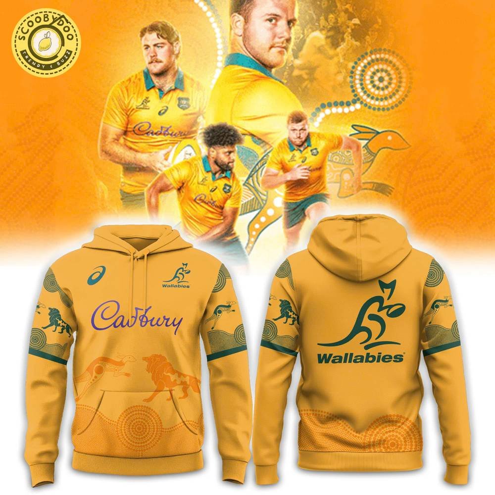 Wallabies Lions Tour Mens 2025 Home Combo Hoodie Wallabies Lions Tour Mens 2025 Home Combo Hoodie