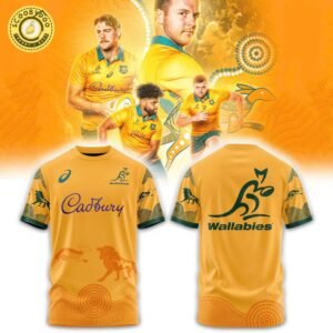 Wallabies Lions Tour Mens 2025 Home Combo Tshirt