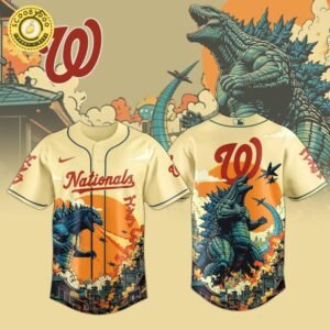 Washington Nationals Special Godzilla Limited Edition Jersey