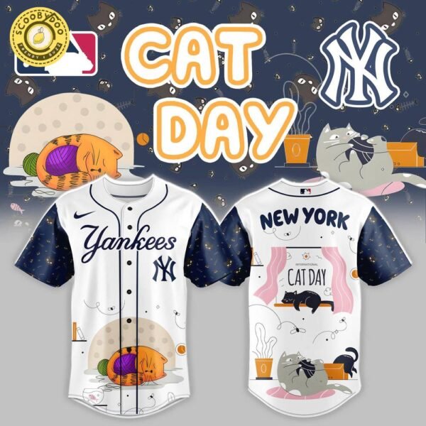 Yankees x Cat Day Baseball Jersey