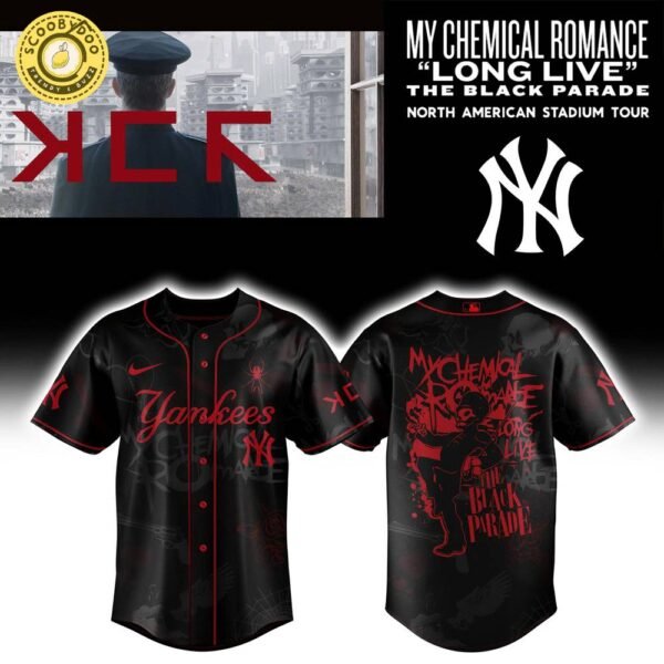 Yankees x Long Live The Black Parade Baseball Jersey