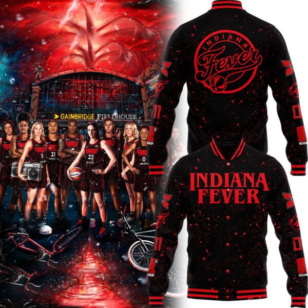 Special 2025 Indiana Fever Stranger Things Jacket
