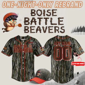 Baseball Jersey Boise Battle Beavers 2025