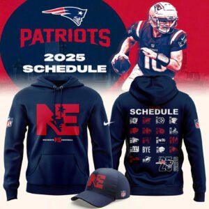 New England Patriots 2025 Schedule Hoodie