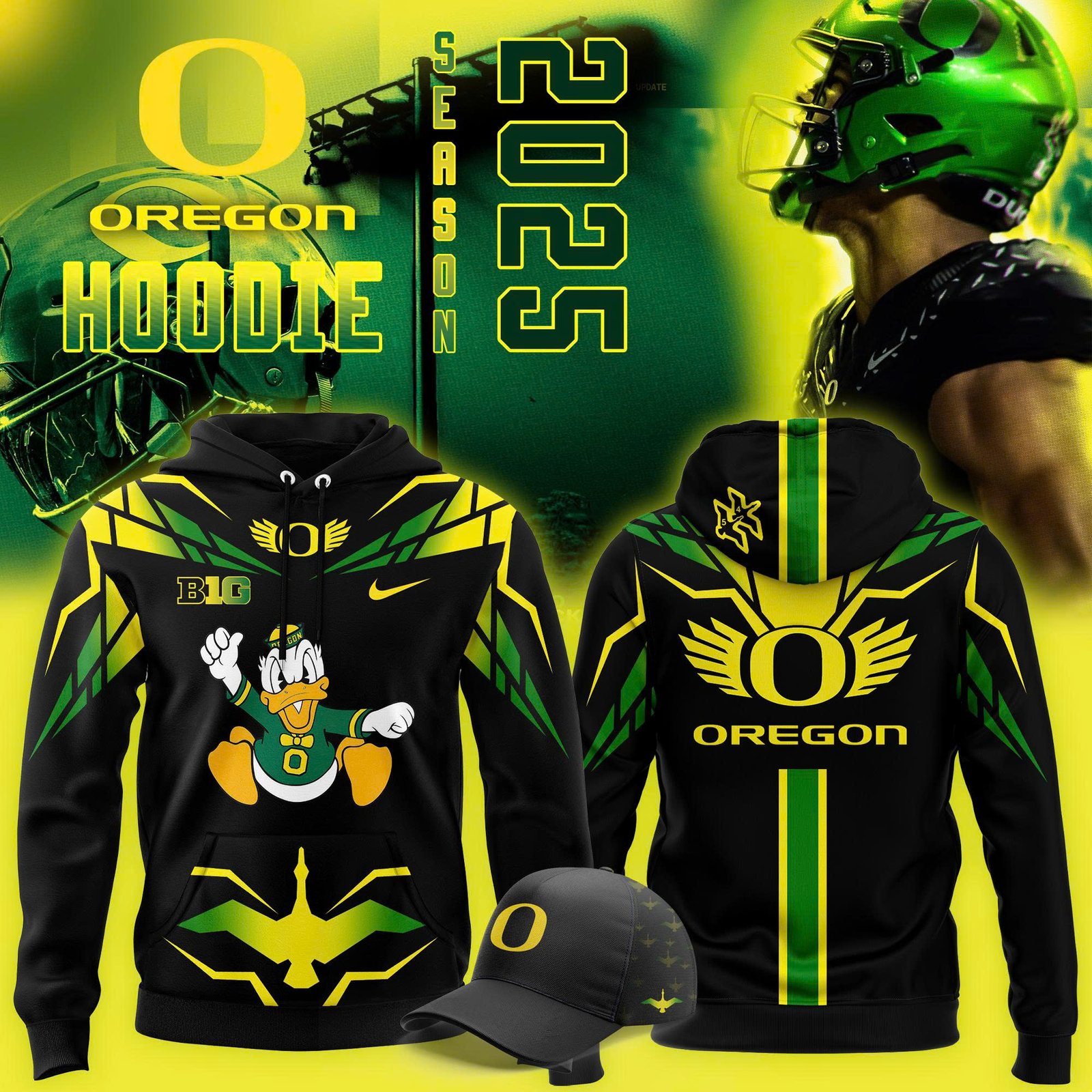 Oregon Ducks Football Season 2025 Hoodie Oregon Ducks Football Season 2025 Hoodie