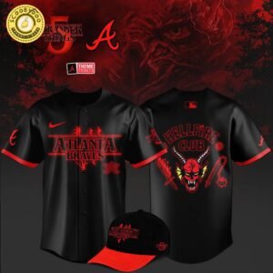 Atlanta Braves MLB x Stranger Things Game Limited Edition Jersey 2025