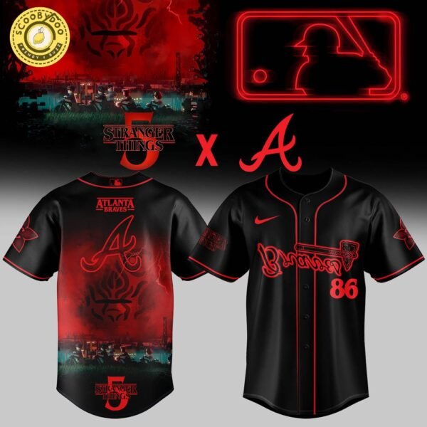Atlanta Braves _ Stranger Things Jersey 2025