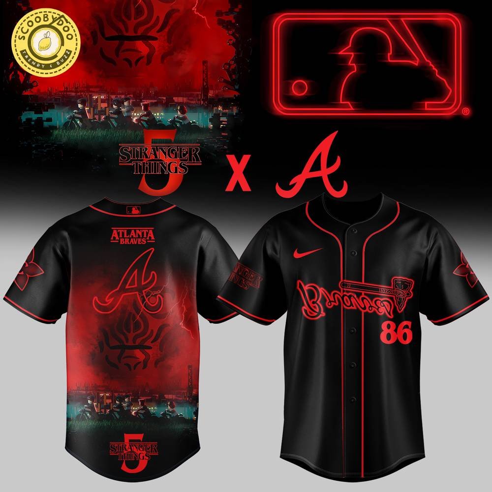Atlanta Braves _ Stranger Things Jersey 2025 Atlanta Braves _ Stranger Things Jersey 2025