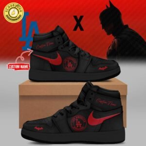 Batman x Dodgers Limited Edition AJ1 Custom Name Shoes